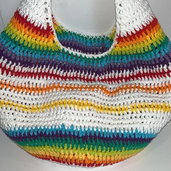 🌈Handmade Crocheted shoulder bag - Picture 5 of 14